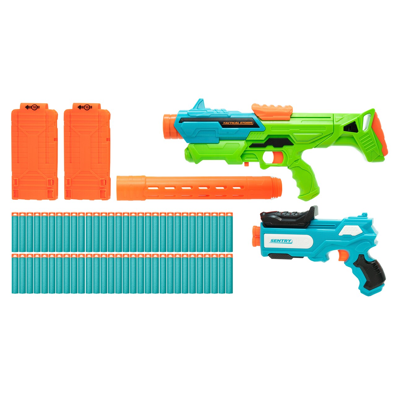 Tactical Armory IX 2 Blaster Set W/ 30 Accu-Blast Darts, Age 6+
